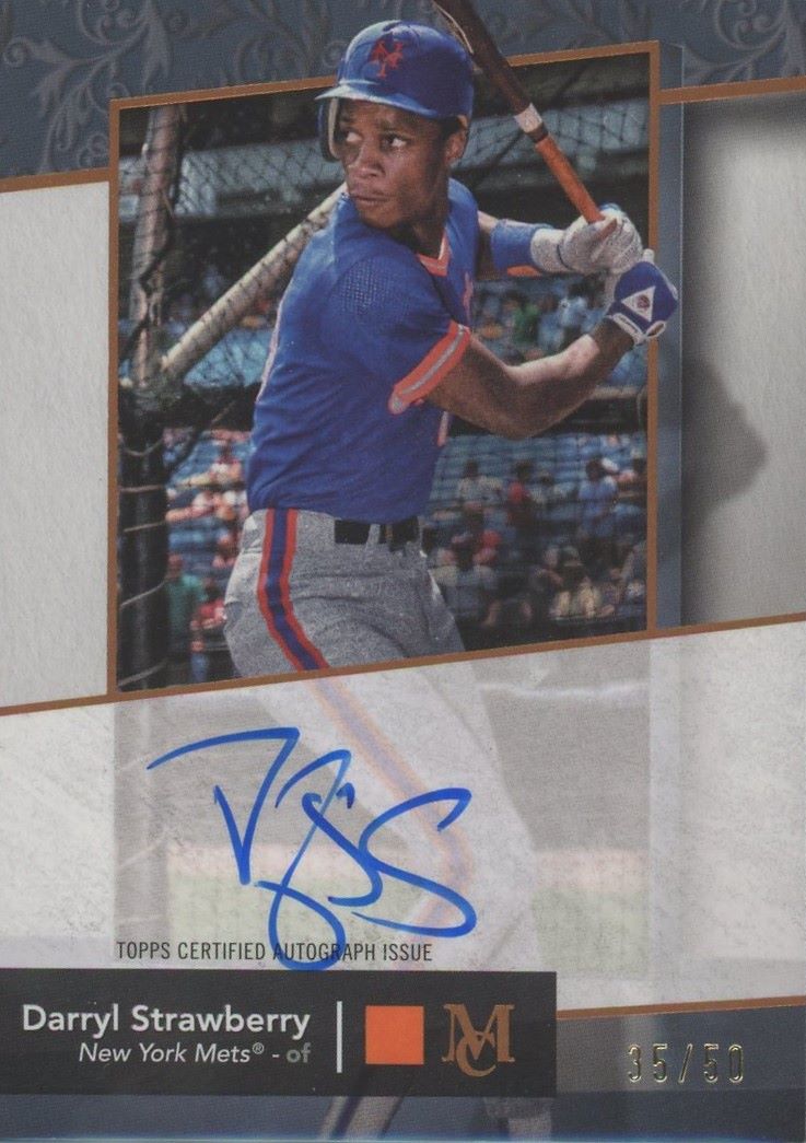 2024 Topps Museum Darryl Strawberry Auto Archival Autograph #35/50 #AA-DST