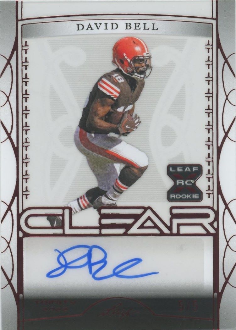 2022 Leaf Trinity David Bell Clear Auto #/5 #CA-DB2