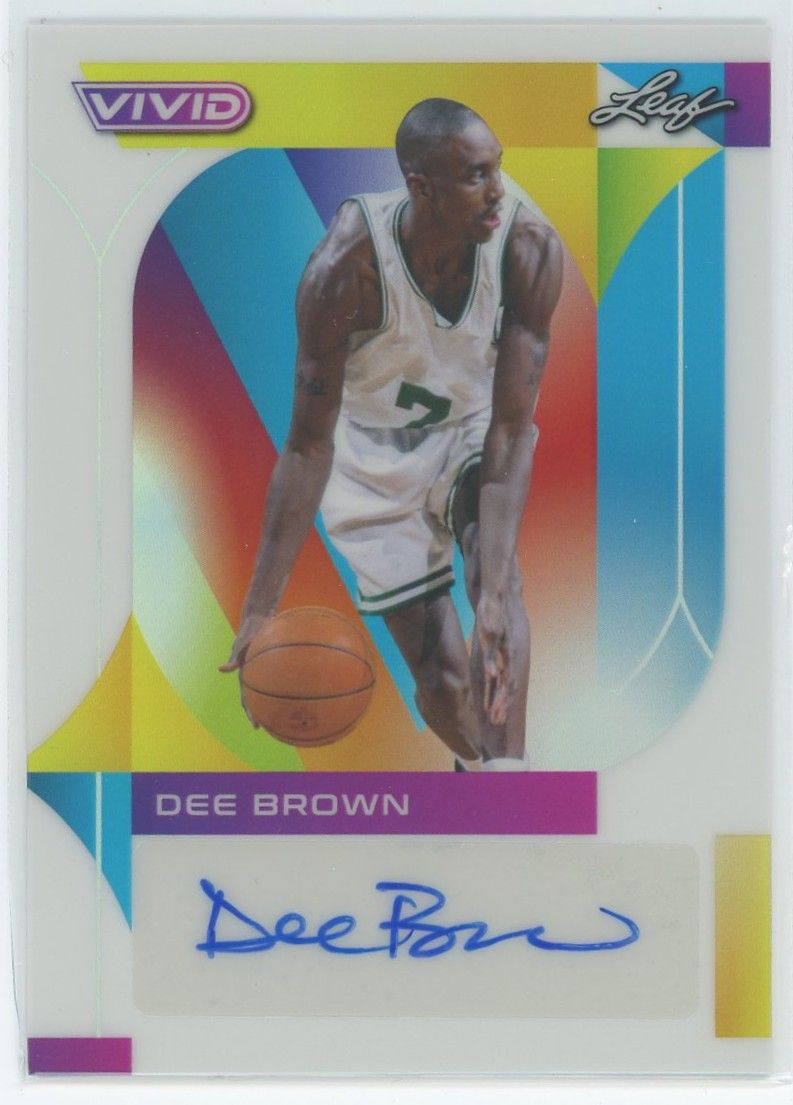 2023 Leaf Vivid Dee Brown Auto White #24/25 #BA-DB1
