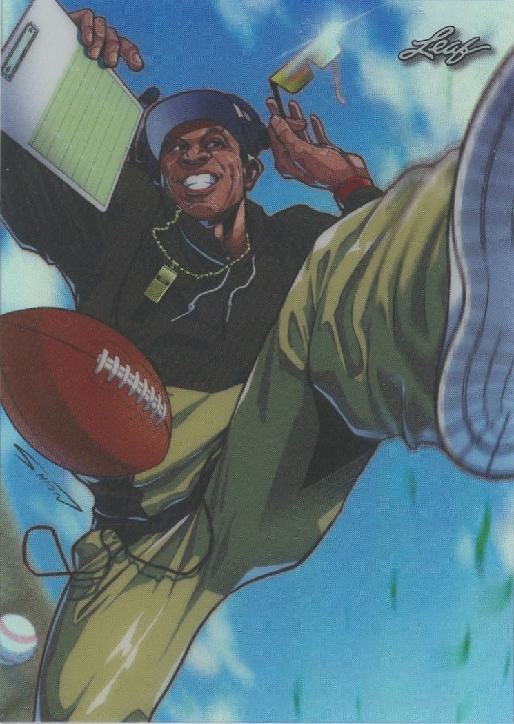 2023 Leaf Metal Deion Sanders Anime Nation #/380 ANB-80