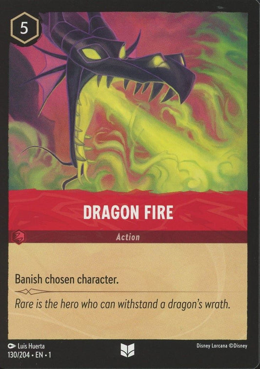 Disney Lorcana: The First Chapter Dragon Fire Uncommon #130