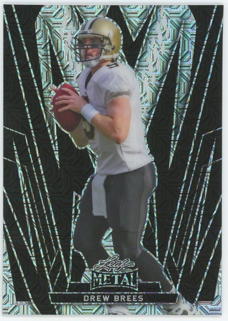 2024 Leaf Metal Drew Brees Black Mojo #6/6 #37