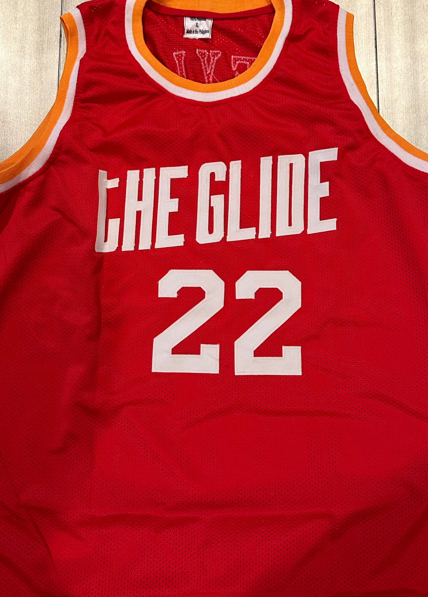 Clyde Drexler Autographed Jersey "The Glide" Houston Rockets JSA Certified