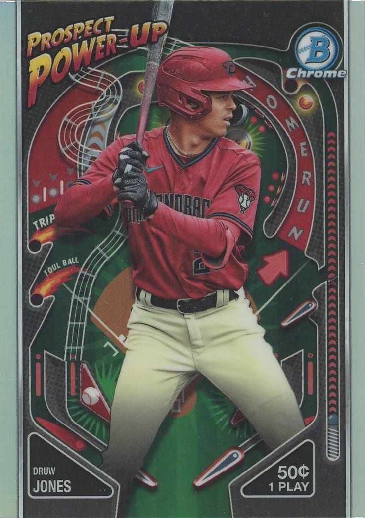 2024 Bowman Chrome Druw Jones Prospect Power Up #PP-4