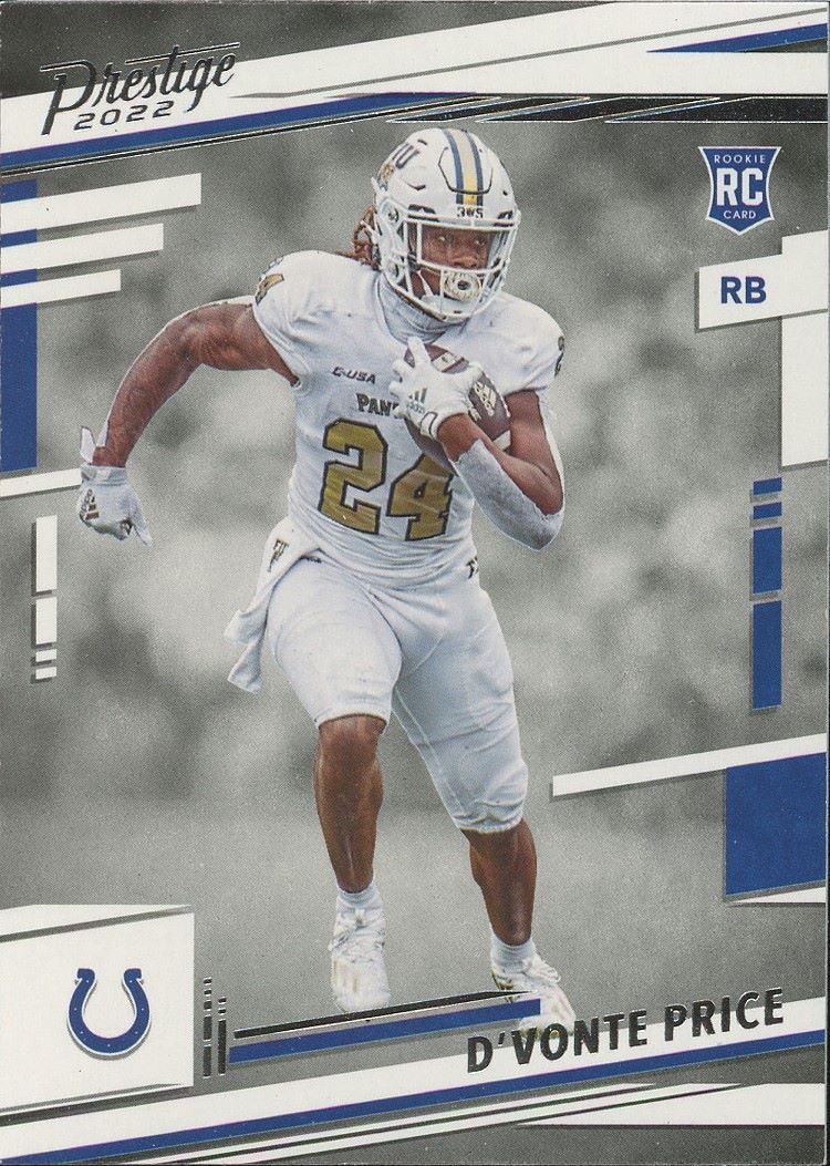 2022 Panini Prestige Dvonte Price Rookie #344