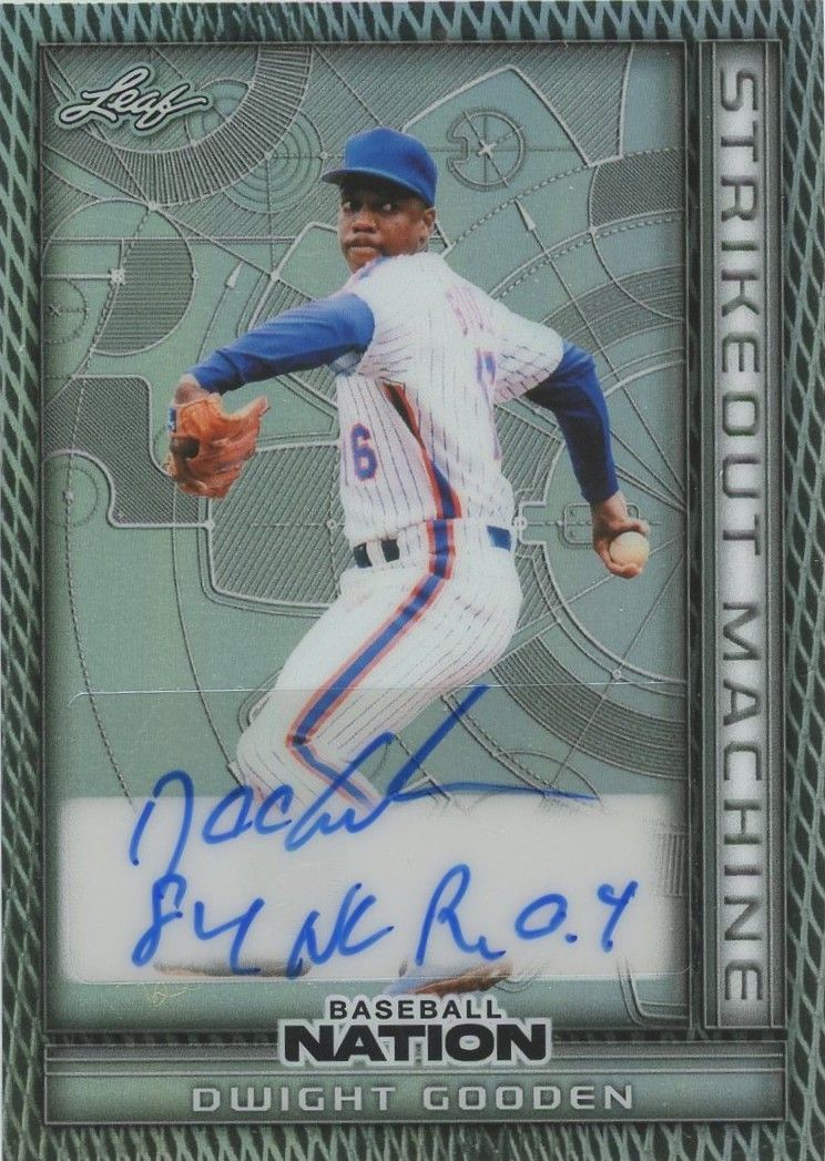 Dwight Gooden 2025 Leaf Baseball Nation Auto #14/15 #SMA-DG1