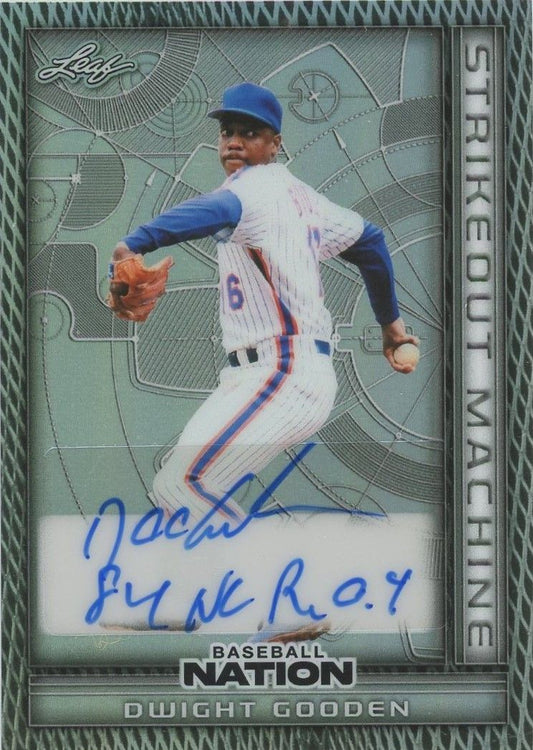 Dwight Gooden 2025 Leaf Baseball Nation Auto #14/15 #SMA-DG1