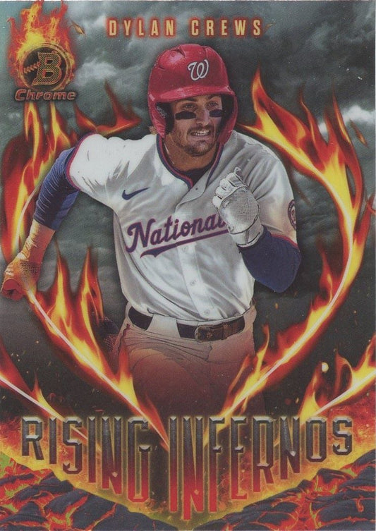 2024 Bowman Dylan Crews Rising Infernos Rookie RC #RI-11