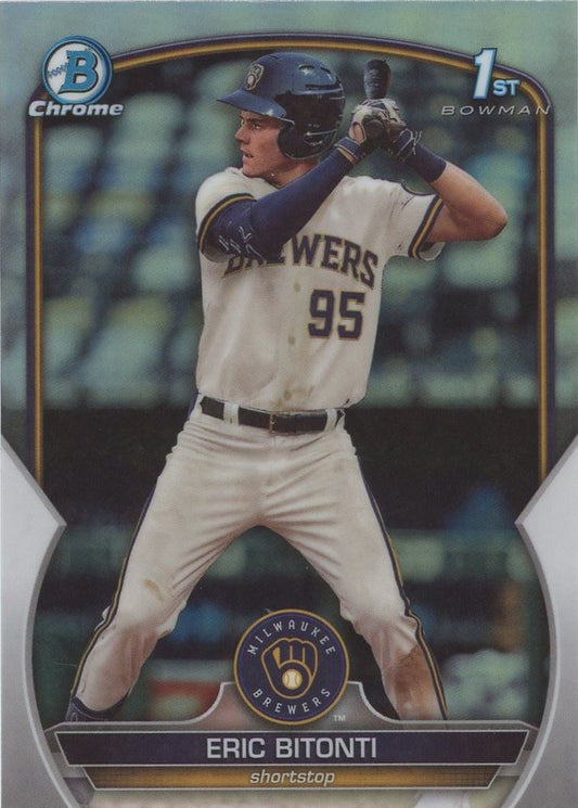 2023 Bowman Draft Chrome Eric Bitonti 1st Bowman Refractor #BDC-134