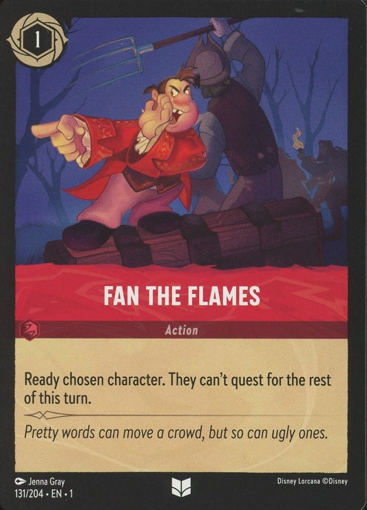 Disney Lorcana: The First Chapter Fan the Flames Uncommon #131