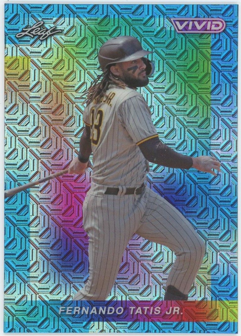 2023 Leaf Vivid Baseball Fernando Tatis Jr. Blue Mojo #1/1 #18