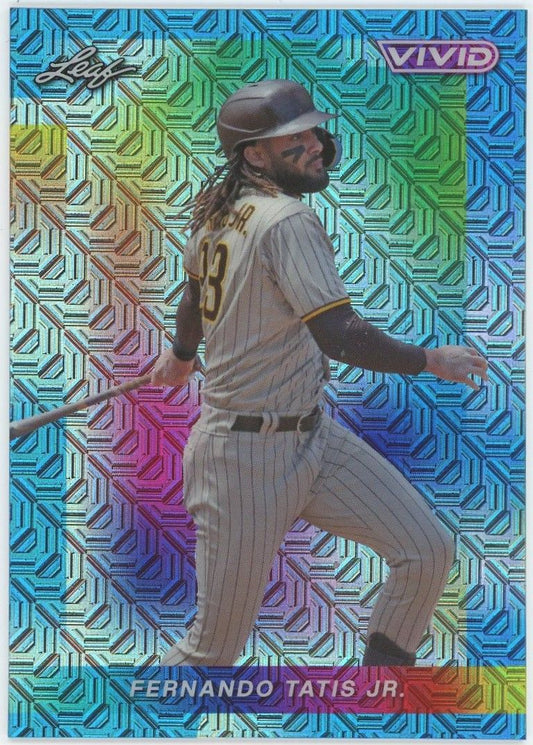 2023 Leaf Vivid Baseball Fernando Tatis Jr. Blue Mojo #1/1 #18