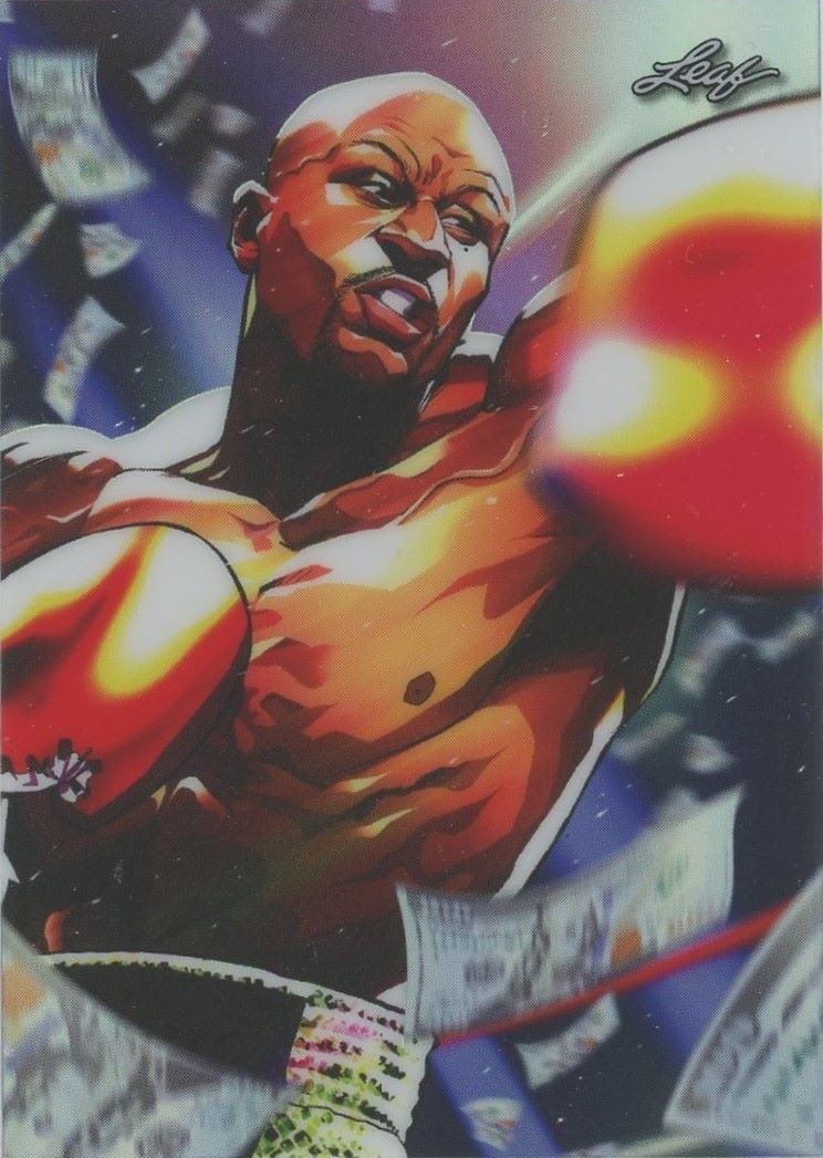 2024 Leaf Metal Floyd Mayweather Anime Nation #/195 #ANB-128