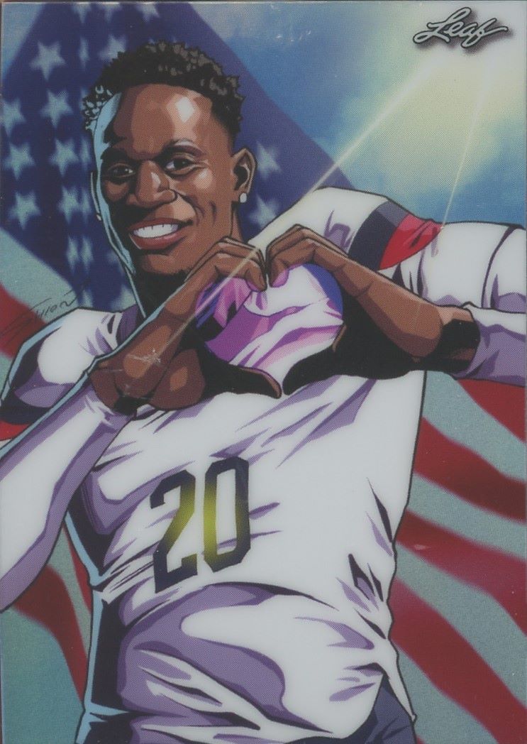 2023 Leaf Metal Folarin Balogun Anime Nation #/89 #ANB-65