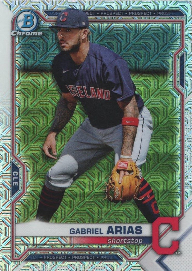 2021 Bowman Chrome Gabriel Arias Mojo Mega Box Refractor #BCP-172