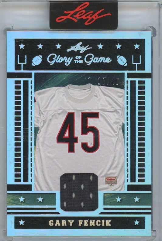 2025 Leaf Glory of the Game Gary Fencik Game used Patch #17/40 #GU-18