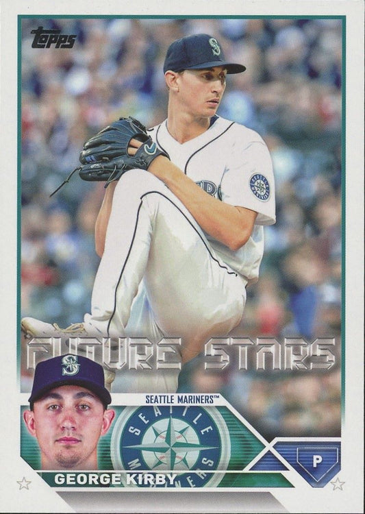 2023 Topps Series 1 George Kirby Future Stars #195