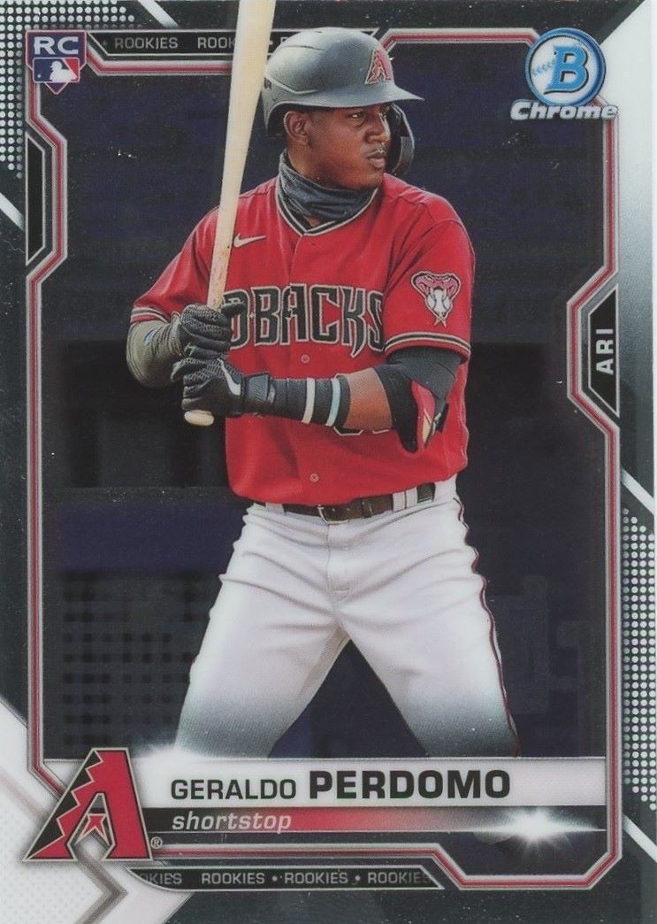 2021 Bowman Chrome Geraldo Perdomo Rookie #98