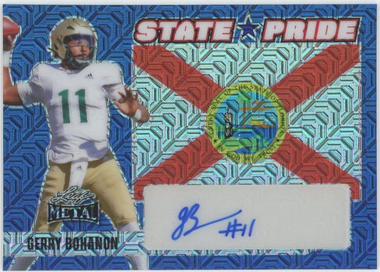 2024 Leaf Metal Gerry Bohanon State Pride Blue Mojo Auto #7/8 #SP-GB2