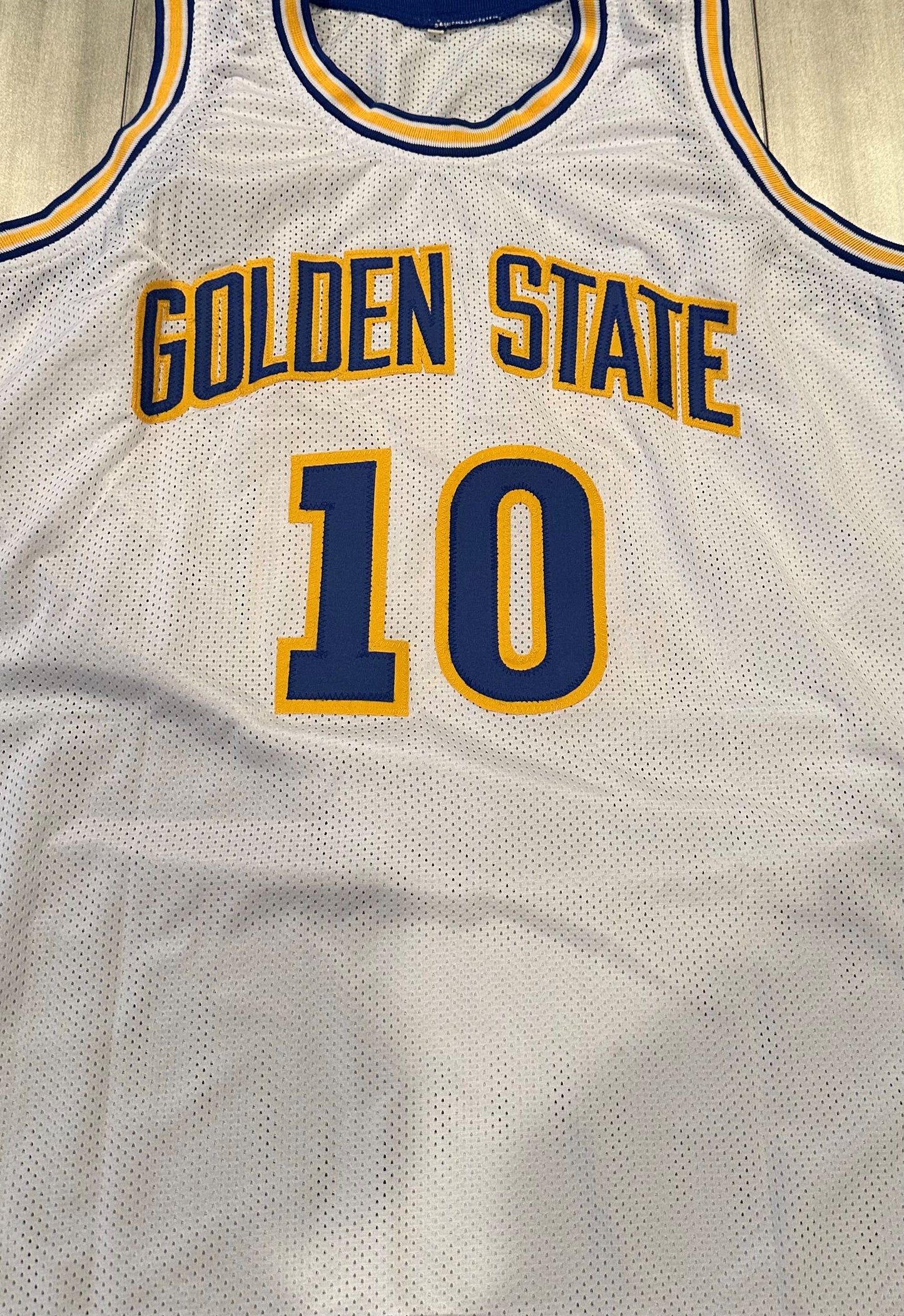 Tim Hardaway Autographed Jersey Golden State JSA COA