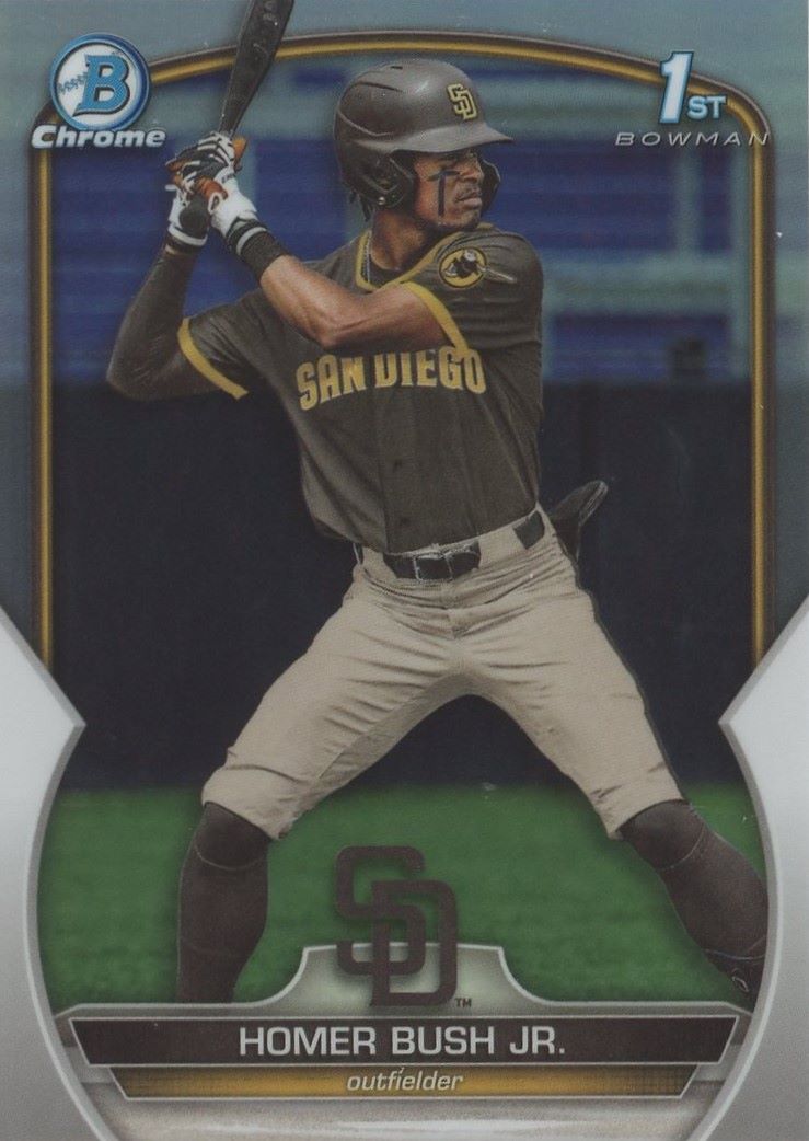 2023 Bowman Draft Chrome Homer Bush Jr. 1st Bowman Refractor #BDC-124