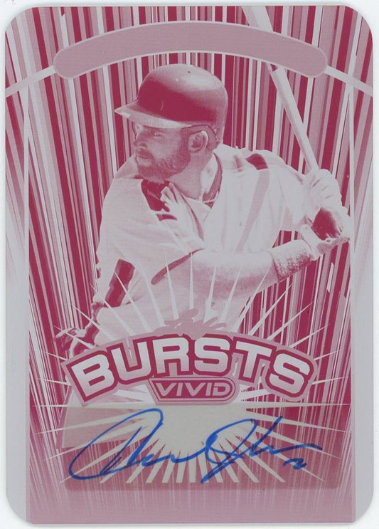2023 Leaf Vivid Bursts Howard Johnson Magenta Printing Plate #1/1 #B-HJ1