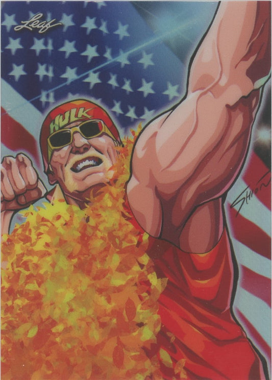 2023 Leaf Metal Hulk Hogan Anime Nation #/83 #ANB-12