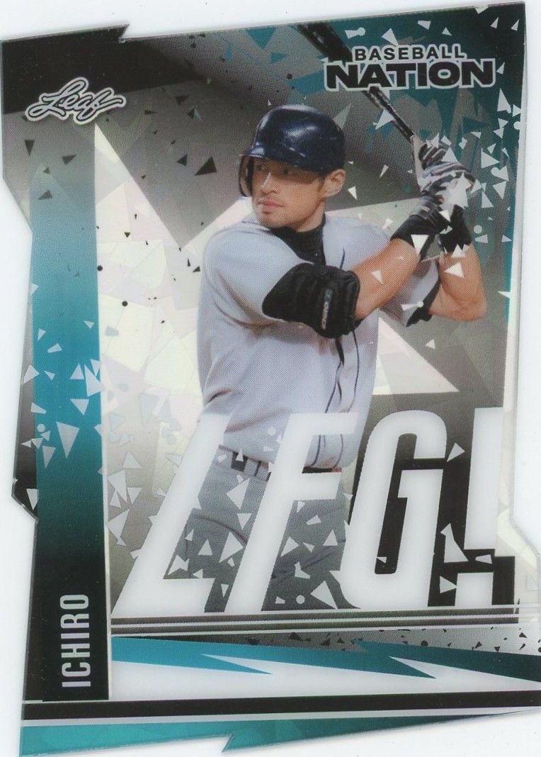 Ichiro 2025 Leaf Baseball Nation LFG! Die-Cut Clear Sparkle #6/10 #LB-18