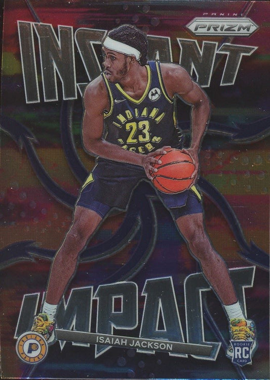 2021-22 Panini Prizm Isaiah Jackson Instant Impact #9