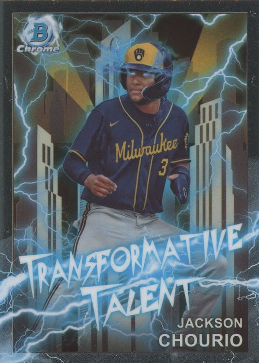 2023 Bowman Draft Chrome Jackson Chourio Transformative Talent #TT-13