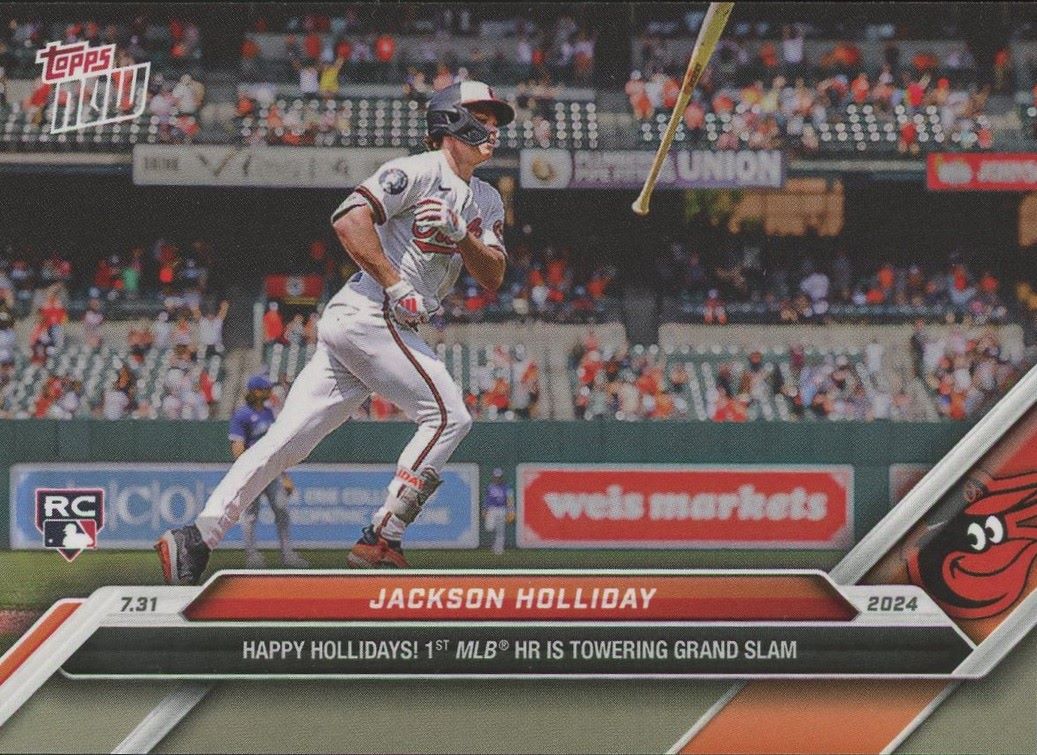 2024 Topps Now Jackson Holliday Rookie #498