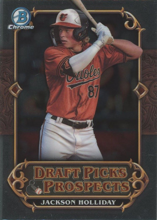 2023 Bowman Draft Chrome Jackson Holliday Draft Picks & Prospects #DPP-10