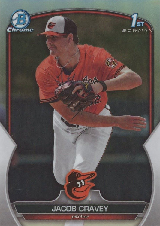 2023 Bowman Draft Chrome Jacob Cravey 1st Bowman Refractor #BDC-189