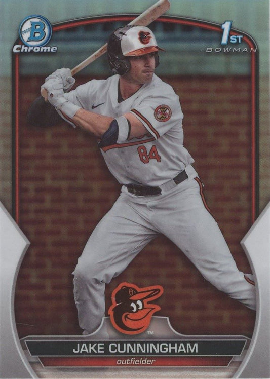 2023 Bowman Draft Chrome Jake Cunningham 1st Bowman Refractor #BDC-198