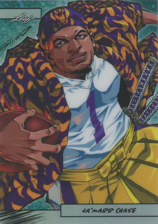 Ja'Marr Chase 2025 Leaf Anime Nation Silver #84/99 #AN2B-49