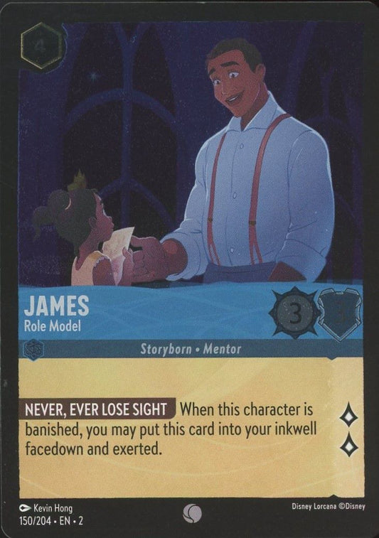 Disney Lorcana: Floodborn James Role Model Common Foil #150