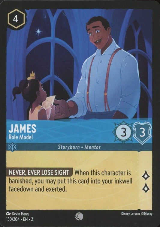 Disney Lorcana: Rise of the Floodborn James Role Model #150 Common