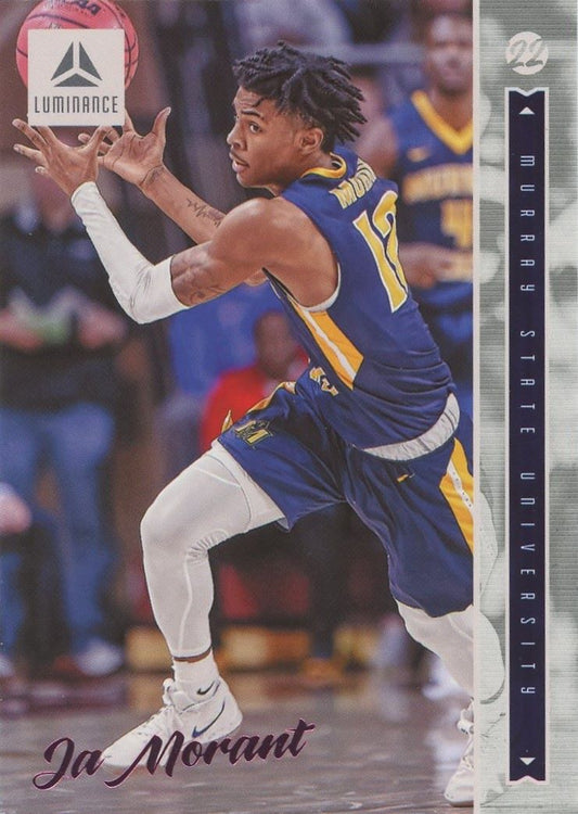 2022 Panini Chronicles Ja Morant Draft Picks Luminance Pink #48