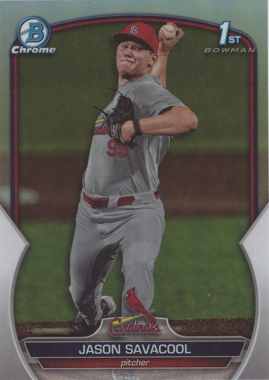 2023 Bowman Draft Chrome Jason Savacool 1st Bowman Refractor #BDC-200