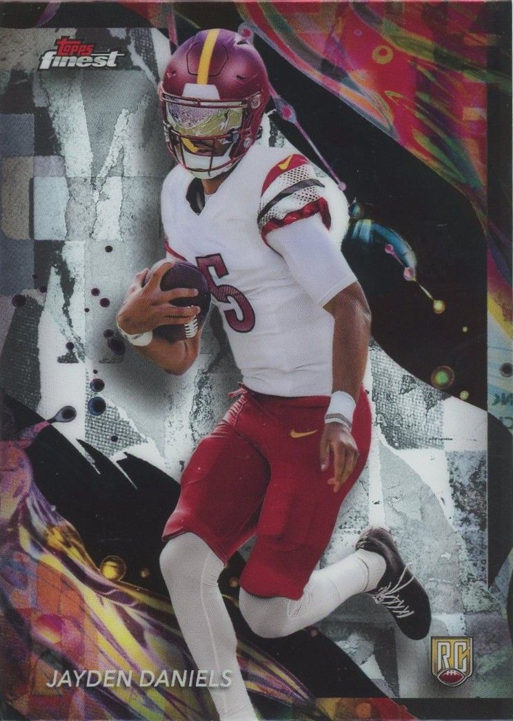 Jayden Daniels 2024 Topps Finest Rookie RC #167 Uncommon Washington