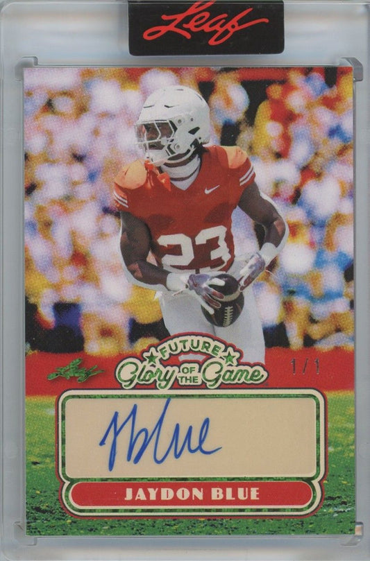 2025 Leaf Glory of the Game Jaydon Blue Future Green Auto #1/1 #FG-JB1