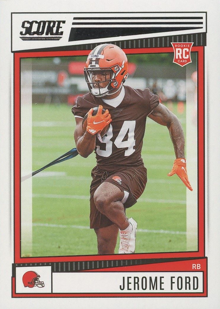 2022 Score Jerome Ford Rookie #333