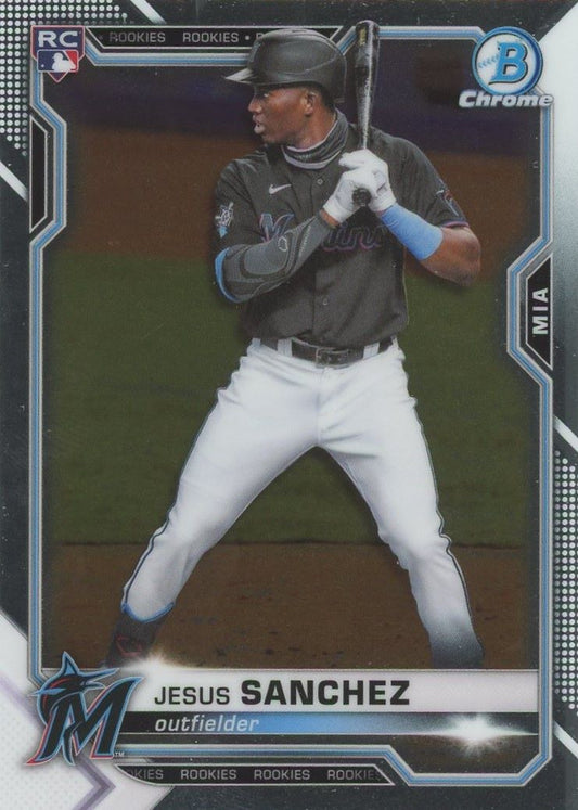 2021 Bowman Chrome Jesus Sanchez Rookie RC #35