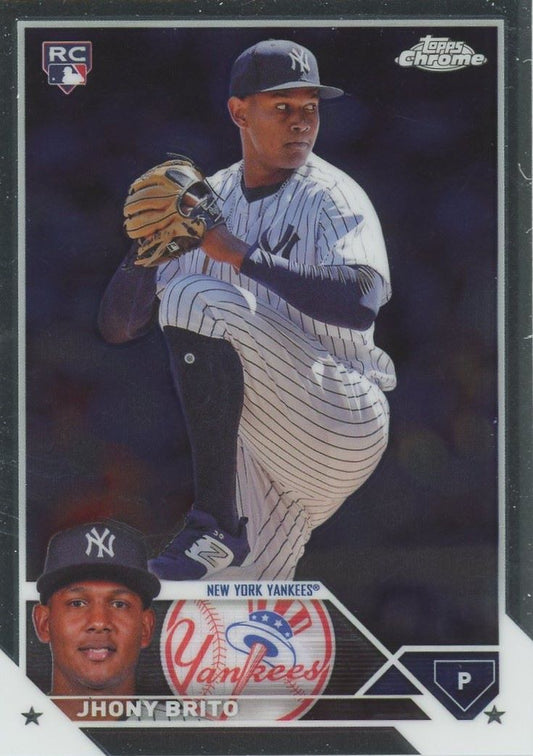 2023 Topps Chrome Update Jhony Brito Rookie #USC81