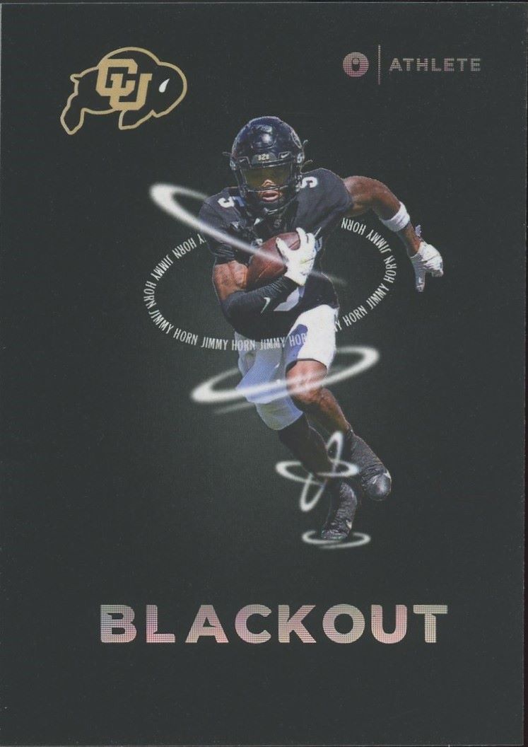 2023 Onit Athlete Jimmy Horn Jr Colorado Buffaloes Football Blackout