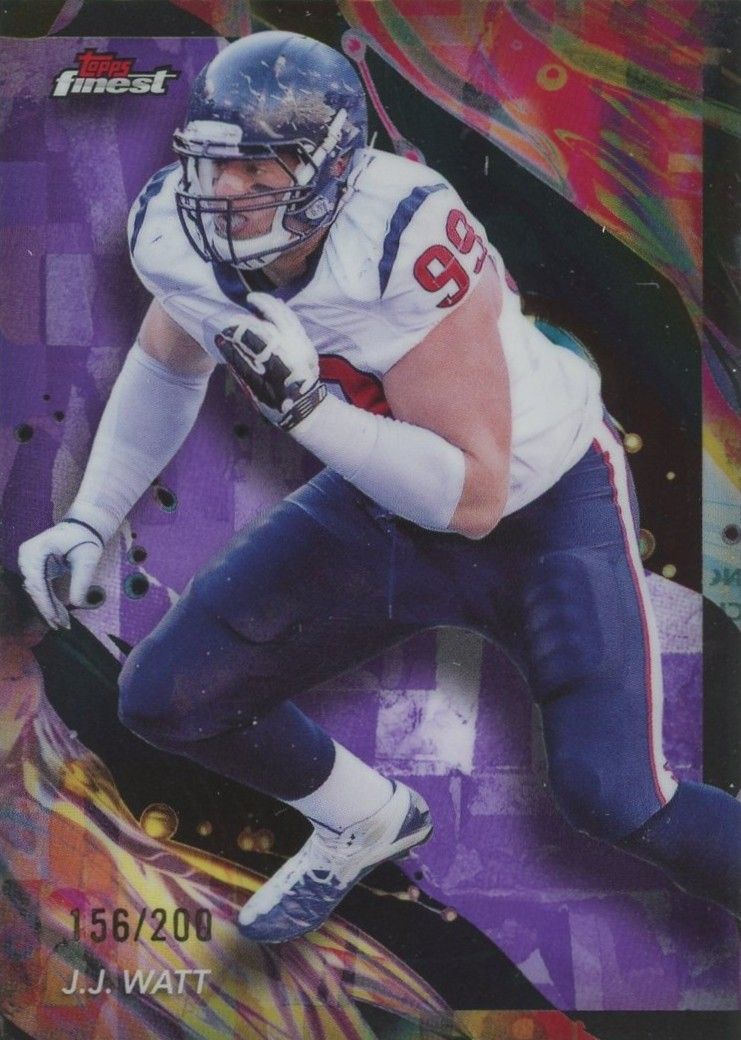 J.J. Watt 2024 Topps Finest Purple #156/200 #122