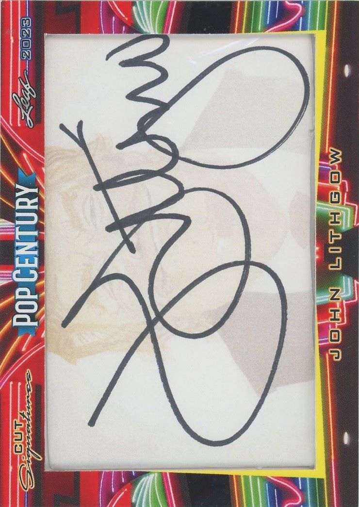 2023 Leaf Metal John Lithgow Pop Century Cut Signatures Auto Autograph #CS-JL2