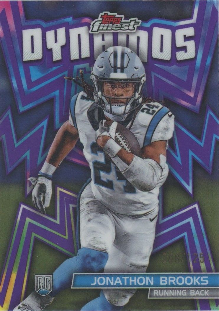 Jonathon Brooks 2024 Topps Finest Dynamos Purple Rookie RC #88/125 #DYN-1