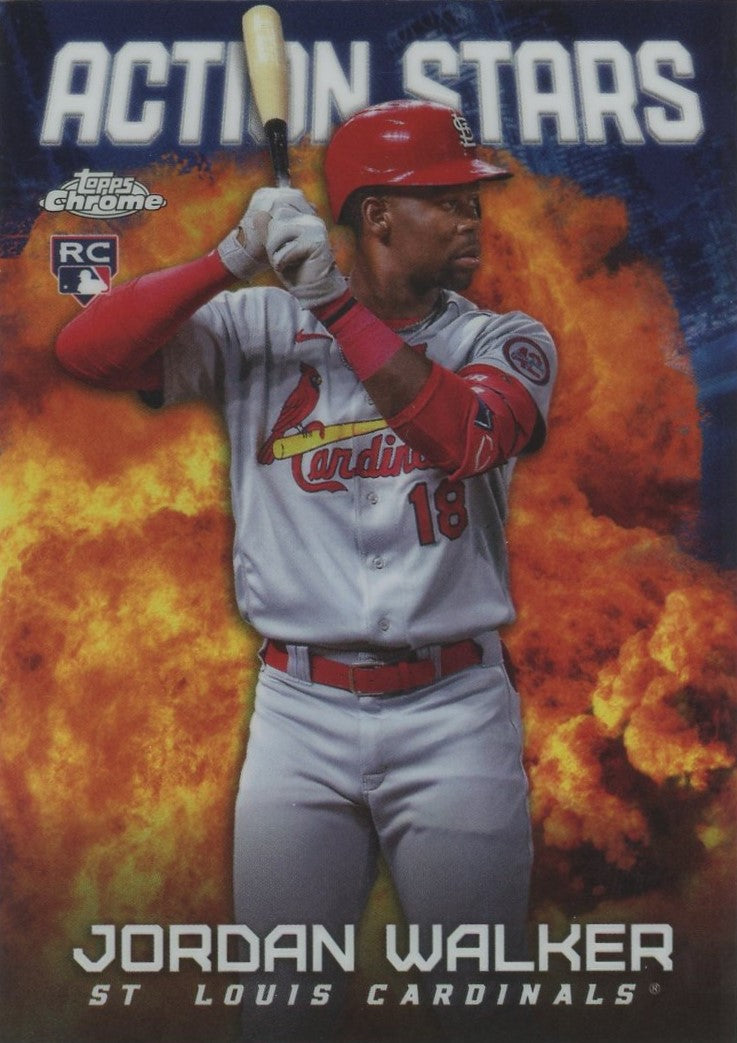 2023 Topps Chrome Update Jordan Walker Action Stars Rookie #ASC-12