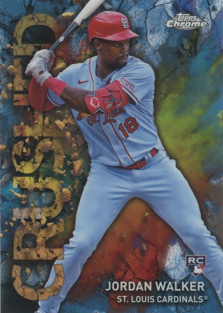 2023 Topps Chrome Update Jordan Walker Crushed Rookie #C-22